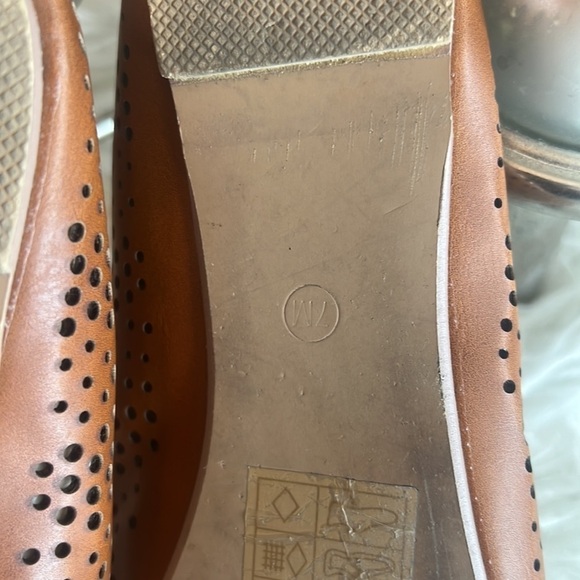 Jessica Women’s Brown/Tan Poem Journal Flat Size 7 - Picture 8 of 14